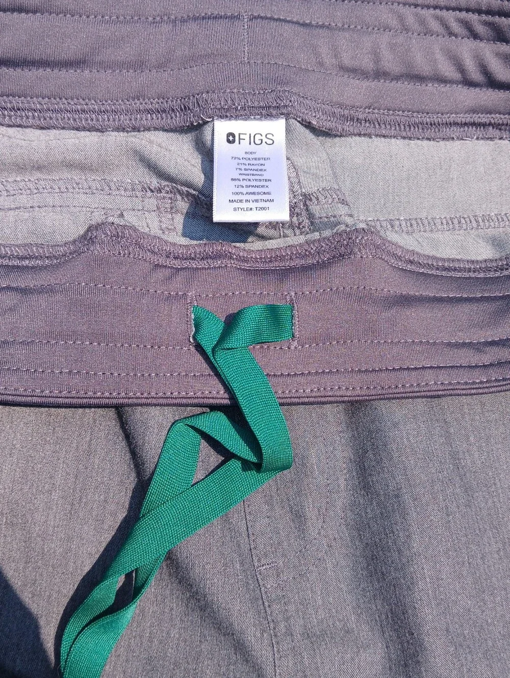 FIGS Men's Axim Graphite Gray Cargo Scrub Pants Size Medium